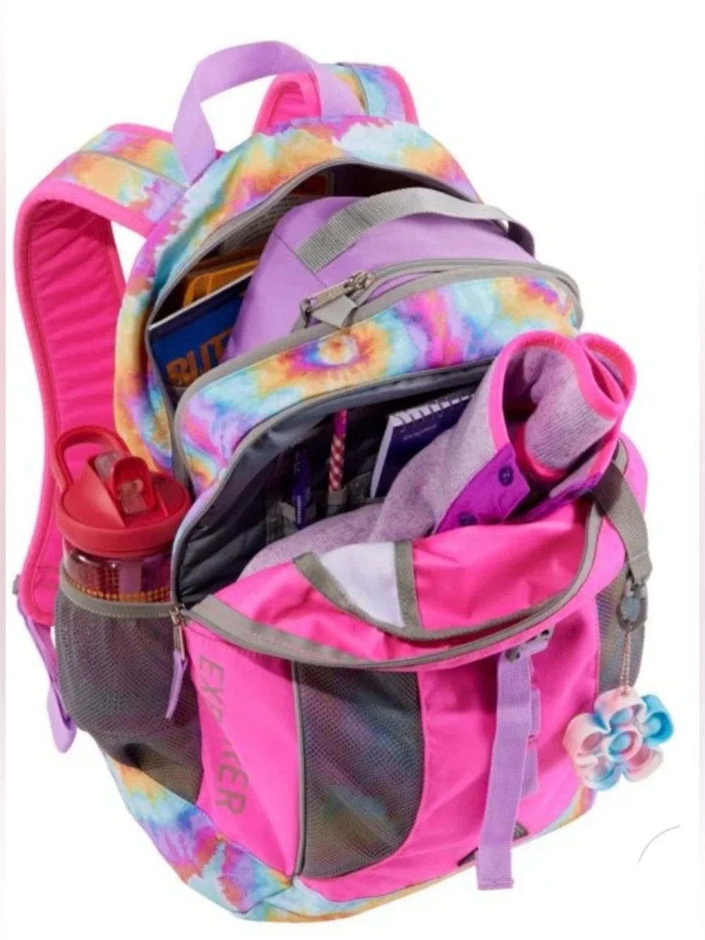 L.L. Bean's Explorer Backpack 25 Liters, Pink Tie-Dye Brand New